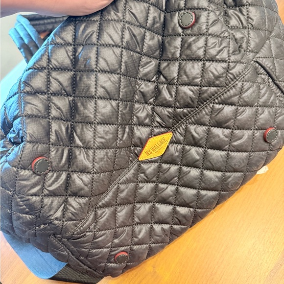 MZ Wallace X Lingua Franca LIMITED EDITION Black Give a Damn Metro Tote NEW - Picture 9 of 13